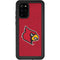 University of Louisville Red Background Galaxy S20 Plus Waterproof Case