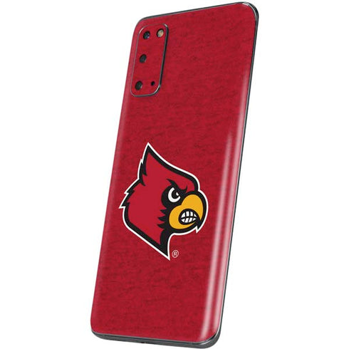 University of Louisville Red Background Galaxy S20 Skin