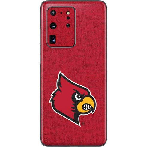 University of Louisville Red Background Galaxy S20 Ultra 5G Skin