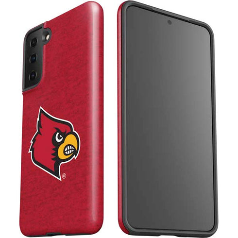 University of Louisville Red Background Galaxy S21 FE Pro Case