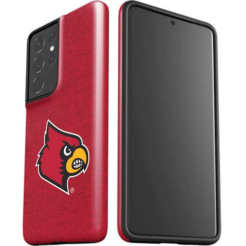 University of Louisville Red Background Galaxy S21 Ultra 5G Pro Case