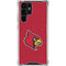 University of Louisville Red Background Galaxy S22 Ultra Clear Case