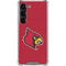 University of Louisville Red Background Galaxy S23 Clear Case