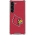 University of Louisville Red Background Galaxy S23 Clear Case