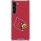 University of Louisville Red Background Galaxy S23 FE Clear Case