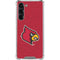 University of Louisville Red Background Galaxy S23 Plus Clear Case