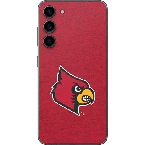University of Louisville Red Background Galaxy S23 Plus Skin