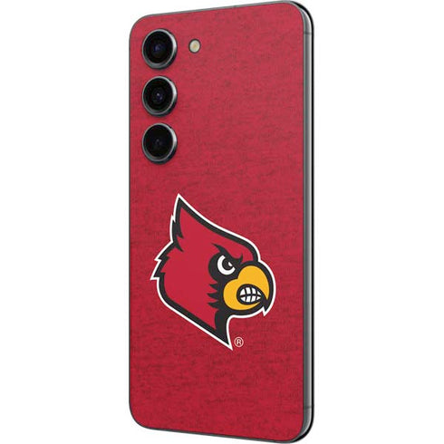 University of Louisville Red Background Galaxy S23 Skin