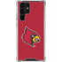 University of Louisville Red Background Galaxy S23 Ultra Clear Case