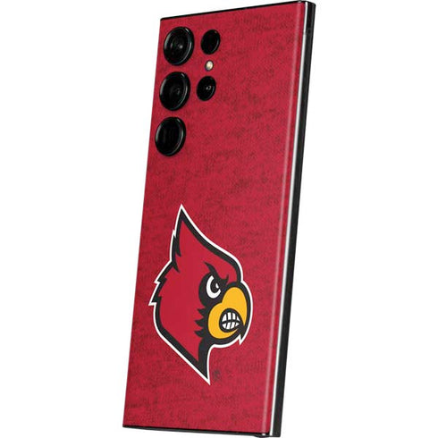 University of Louisville Red Background Galaxy S23 Ultra Skin