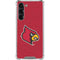 University of Louisville Red Background Galaxy S24 FE Clear Case