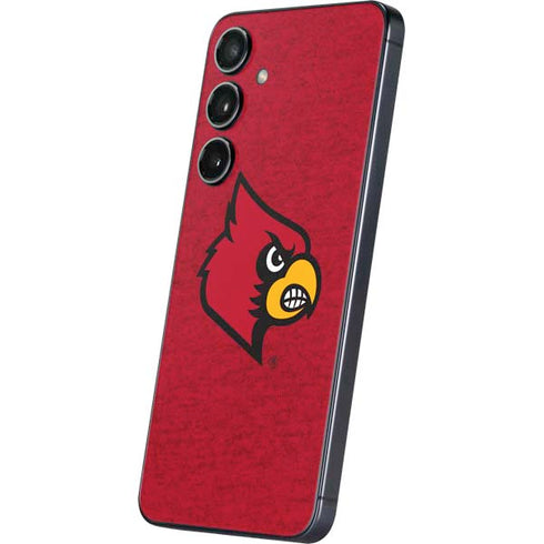 University of Louisville Red Background Galaxy S24 Plus Skin