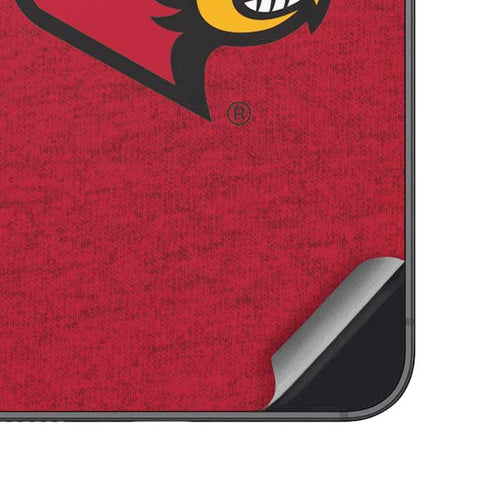 University of Louisville Red Background Galaxy S24 Plus Skin