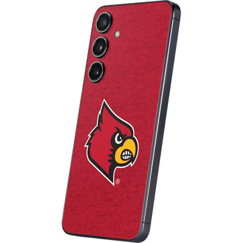 University of Louisville Red Background Galaxy S25 Skin