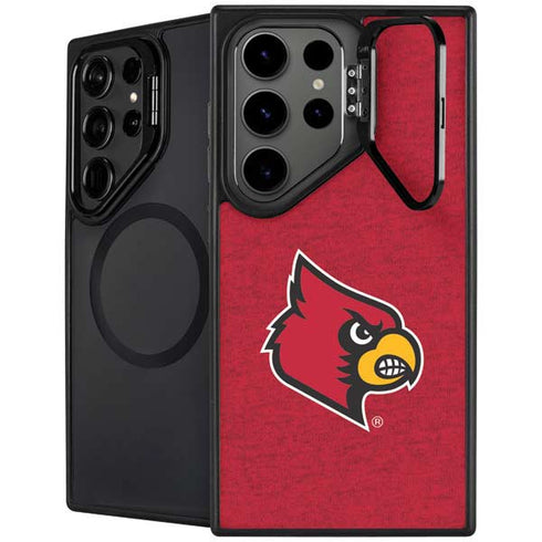 University of Louisville Red Background Galaxy Cases
