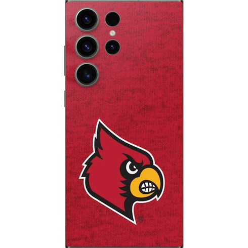 University of Louisville Red Background Galaxy S25 Ultra Skin