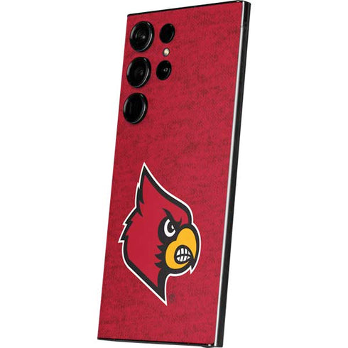 University of Louisville Red Background Galaxy S25 Ultra Skin