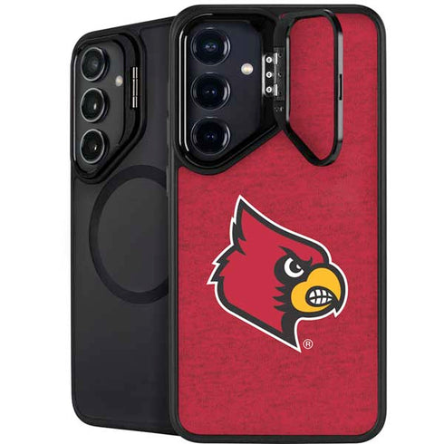University of Louisville Red Background Galaxy S25 FE Kickstand Case