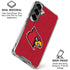 University of Louisville Red Background Galaxy S26 Clear Case