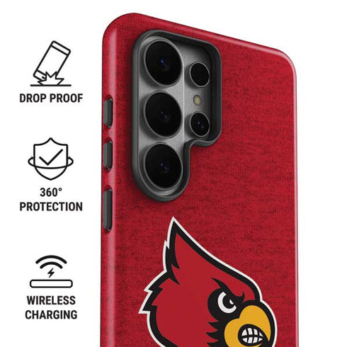 University of Louisville Red Background Galaxy S26 Ultra Impact Case