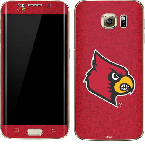University of Louisville Red Background Galaxy S7 Edge Skin