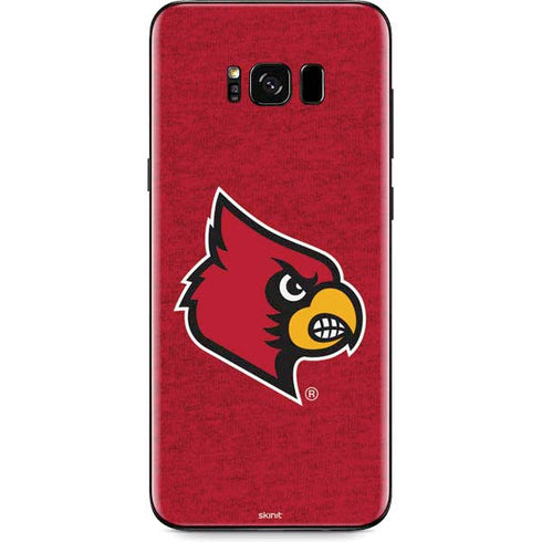 University of Louisville Red Background Galaxy S8 Skin