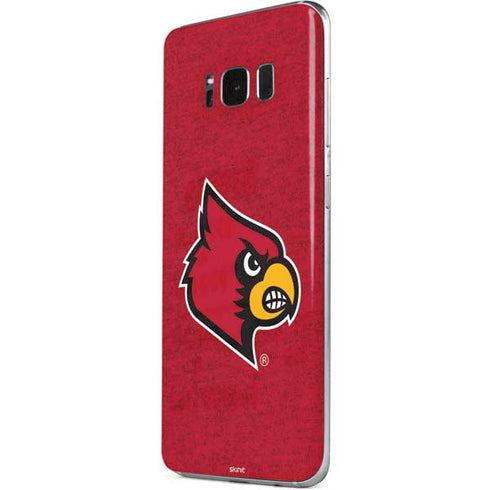 University of Louisville Red Background Galaxy S8 Skin