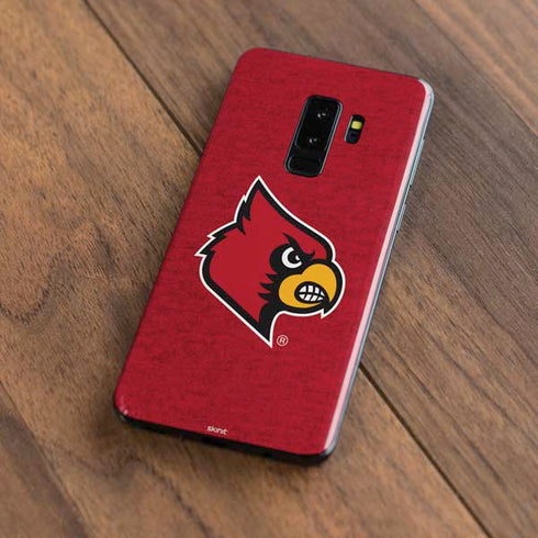 University of Louisville Red Background Galaxy S9 Plus Skin