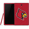 University of Louisville Red Background Samsung Galaxy Tab Skin