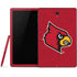 University of Louisville Red Background Samsung Galaxy Tab Skin