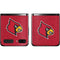 University of Louisville Red Background Galaxy Z Flip Skin