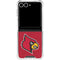 University of Louisville Red Background Galaxy Z Flip7 Clear Case