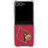 University of Louisville Red Background Galaxy Z Flip7 Clear Case