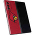 University of Louisville Red Background Galaxy Z Fold2 5G Skin