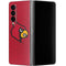 University of Louisville Red Background Galaxy Z Fold4 5G Skin