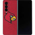 University of Louisville Red Background Galaxy Z Fold4 5G Skin