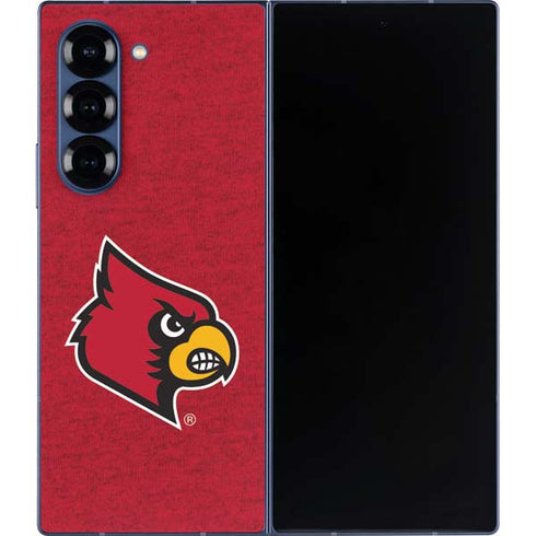 University of Louisville Red Background Galaxy Z Fold6 Skin
