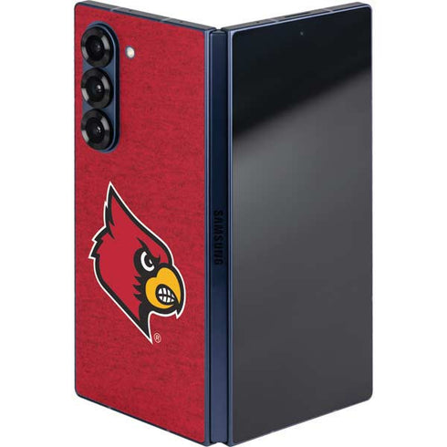 University of Louisville Red Background Galaxy Z Fold6 Skin
