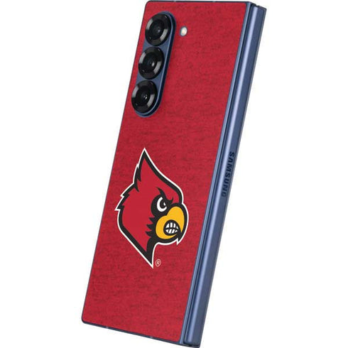 University of Louisville Red Background Galaxy Z Fold6 Skin