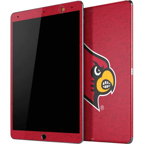 University of Louisville Red Background iPad Skins