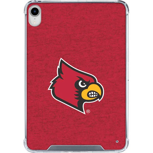 University of Louisville Red Background iPad 11th Gen (2025) Clear Case