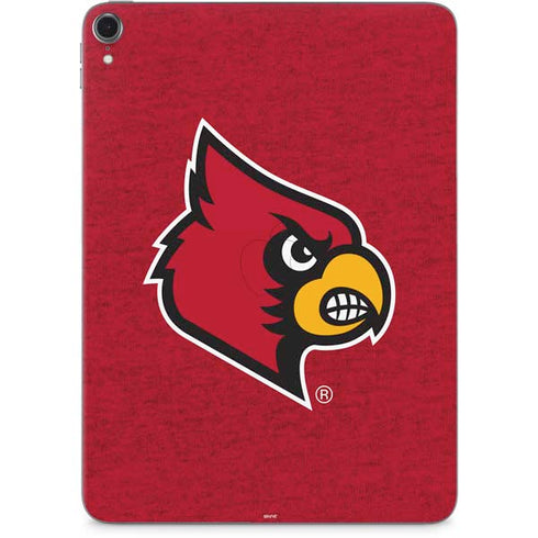 University of Louisville Red Background Apple iPad Pro Skin