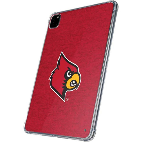 University of Louisville Red Background iPad Pro 11in (2024) Clear Case