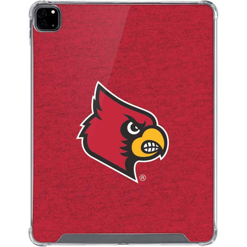 University of Louisville Red Background iPad Pro 12.9in (2020) Clear Case