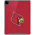 University of Louisville Red Background iPad Pro 12.9in (2020) Clear Case