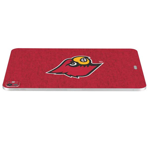 University of Louisville Red Background iPad Pro 13in M4 (2024) Skin