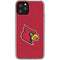 University of Louisville Red Background iPhone 11 Pro Clear Case