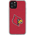University of Louisville Red Background iPhone 11 Pro Clear Case