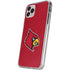 University of Louisville Red Background iPhone 11 Pro Clear Case