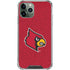 University of Louisville Red Background iPhone 11 Pro Max Clear Case
